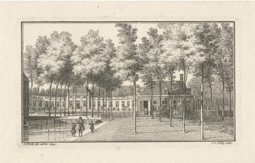 View of the house Zorgvliet (Catshuis)