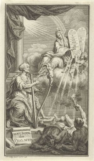 Title Print for, The Book of Psalms, 1738