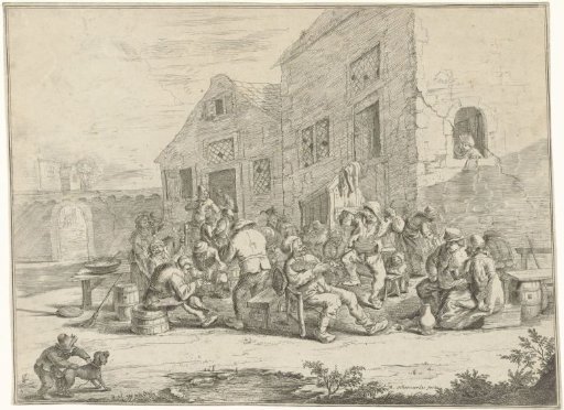 Violin player at an inn