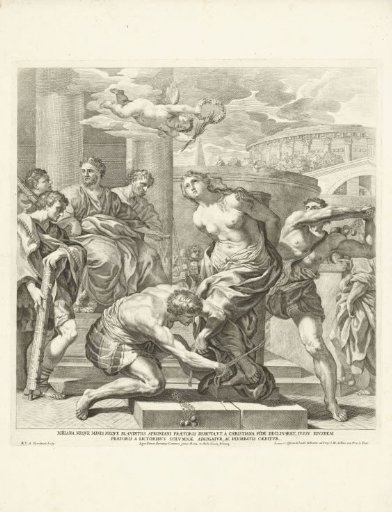 Bibiana Bound to a Pillar