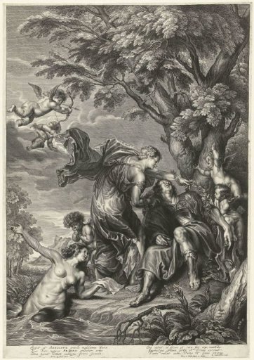 Armida Binds Rinaldo with a Magic Chain