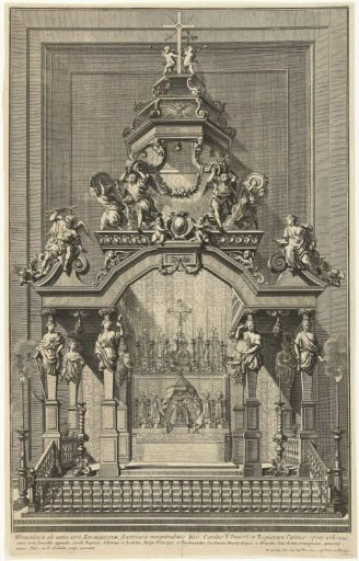 Altar with the Miraculous Host, the so-called Miracle of the Holy Sacrament in Brussels, 1370