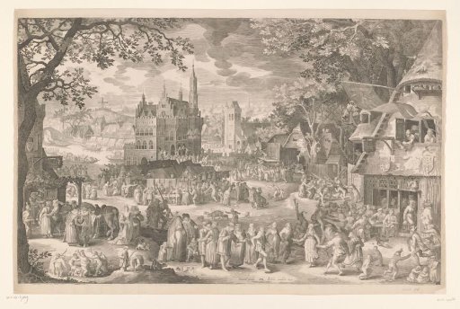 Peasant Fair Before the Weigh House on the Village Square