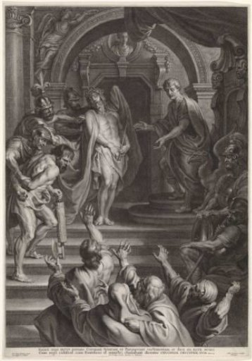 Pontius Pilate Showing Christ to the Jews Before the Courthouse