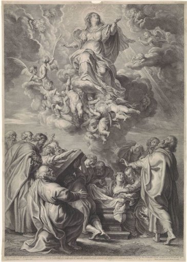 The Assumption of Mary with the Apostles