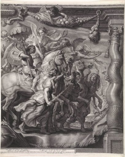 The Triumph of the Church Through the Eucharist, Right Sheet