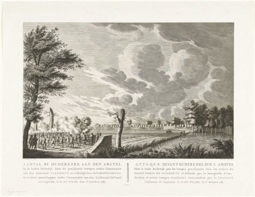 Attack at Ouderkerk aan de Amstel, 1 October 1787