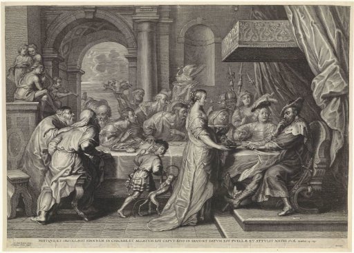 Salome Brings the Head of John the Baptist to Herodias