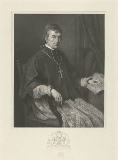 Portrait of Cornelius Ludovicus Baron van Wijkerslooth, Bishop of Curium