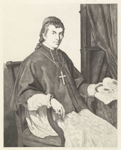 Portrait of Cornelius Ludovicus Baron van Wijkerslooth, Bishop of Curium