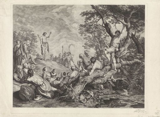 John the Baptist Preaching in the Wilderness