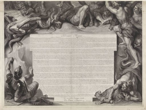 Allegorical equestrian portrait of Louis XIV, King of France