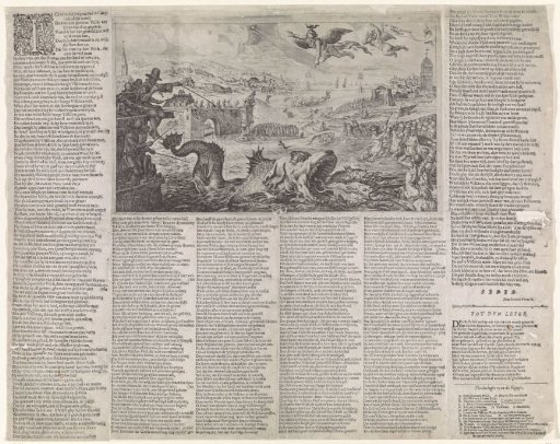 Satirical print on Van Oldenbarnevelt