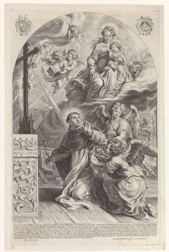 St. Thomas Aquinas Receiving the Girdle of Chastity