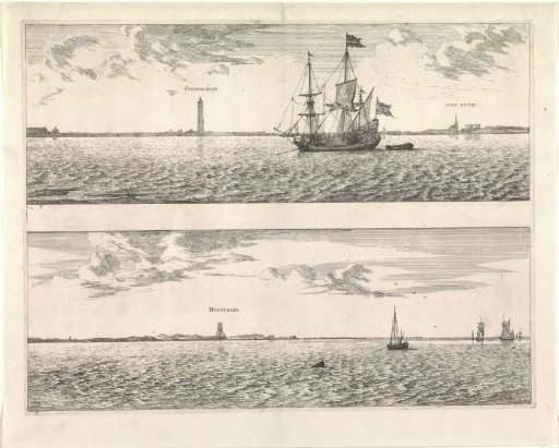 View of Oostvoorne / View of a Lighthouse