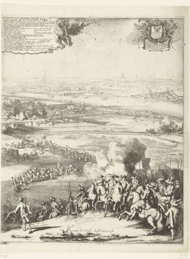 Siege and capture of Philippsburg (right panel), 1676