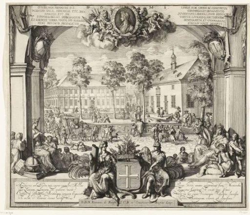 Seminary and Gymnasium in Lingen in Hanover founded by William III, ca. 1697
