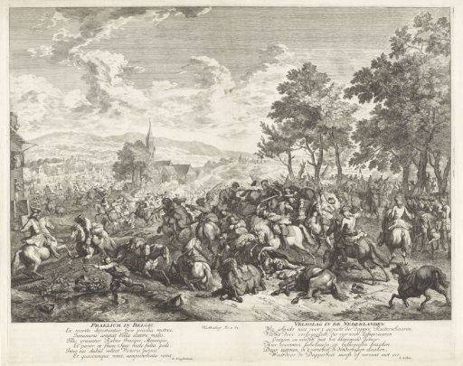 Cavalry Battle, ca. 1702