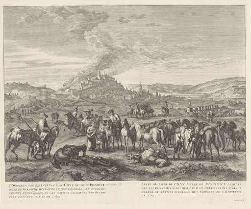 Lifting of the Siege of Coni by the French, 1691