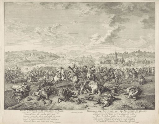 Cavalry Battle in Northern Italy, ca. 1702-1703