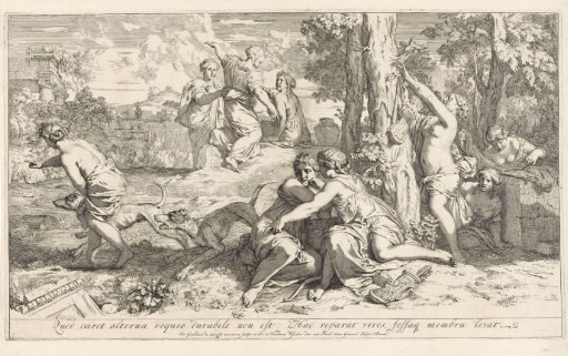 Nymphs Resting After the Hunt
