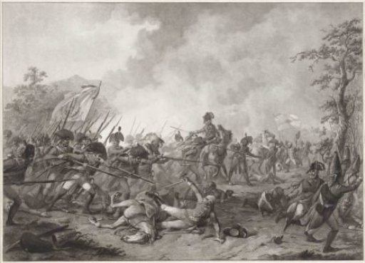 Capture of the Russian General Hermann during the Battle of Bergen, 1799
