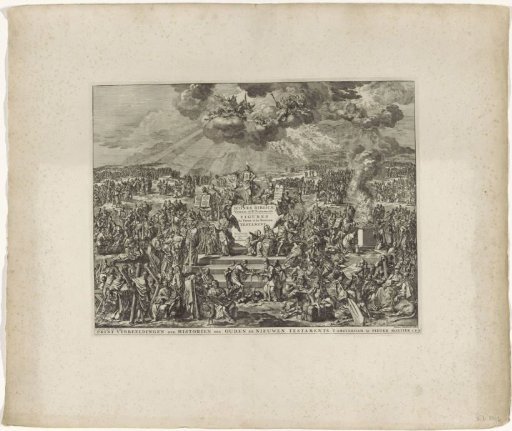 Title page for 'Icones Biblicae Veteris et Novi Testamenti', 1708