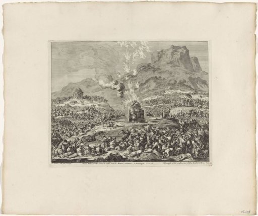 Elijah's Sacrifice Consumed by Fire