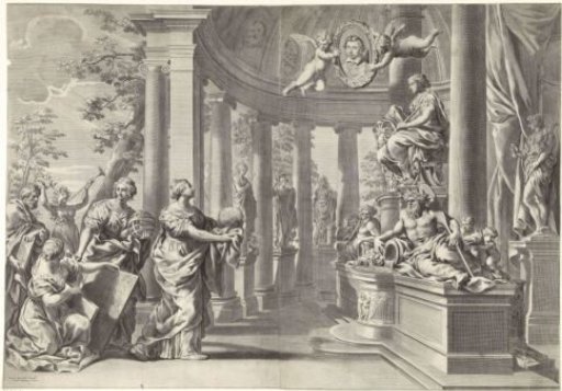 Allegorical Representation: The Temple of Wisdom (Sapientia)