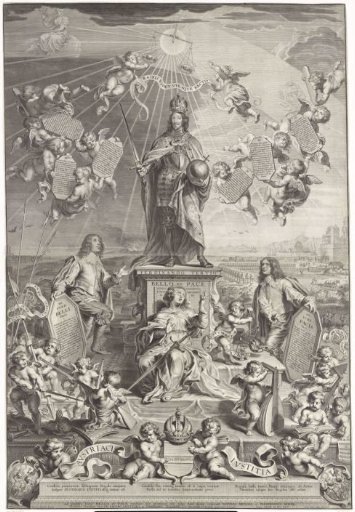 Portrait of Emperor Ferdinand III with an Allegory of War and Peace