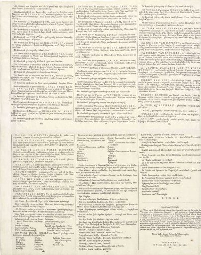 The Funeral Procession of Frederik Hendrik (Text Sheets 15-20), 1647
