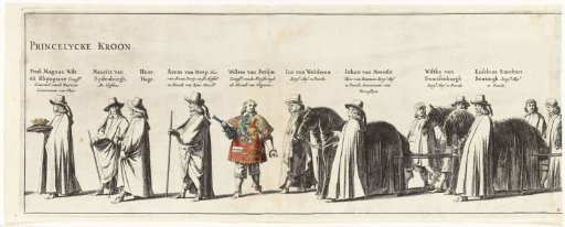 The funeral procession of Frederick Henry (plate no. 21), 1647