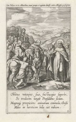 Meeting between Saint Dominic and the Cistercian monks