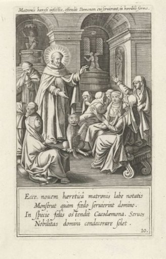 Exorcism of the devil by Saint Dominic
