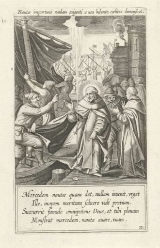 Miracle of Saint Dominic during a crossing
