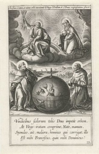 Vision of Saint Dominic concerning Saint Francis