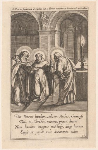 Vision of Saint Dominic concerning the apostles Peter and Paul