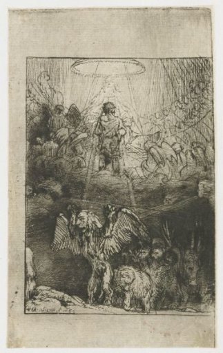Daniel's vision of the four beasts