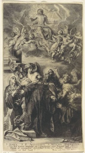 Vision of St. Augustine of Hippo with St. Monica and St. Nicholas of Tolentino