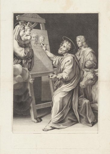 Saint Luke Painting Mary