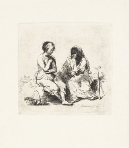 Two Women in Conversation