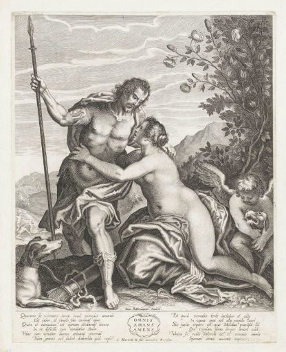 Venus Detaining Adonis from the Hunt