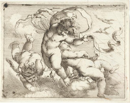 Three Tumbling Putti
