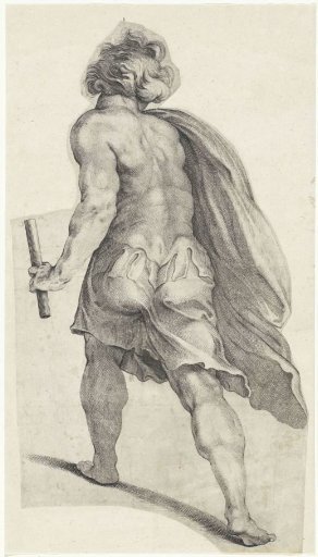 Man seen from the back