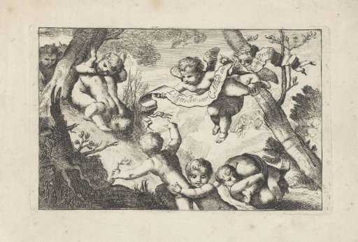 Wrestling Putti