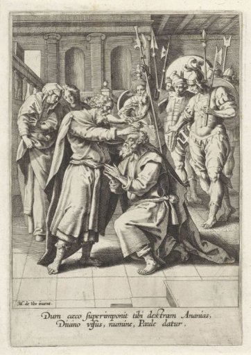 Ananias Heals the Blindness of Paul