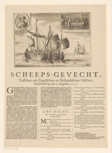 Fight Between an English and a Dutch Fishing Boat
