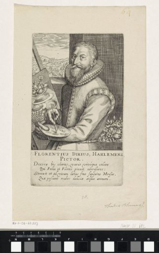 Portrait of Floris Claesz. van Dijck