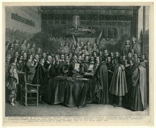 The Swearing of the Peace of Münster, 1648