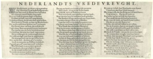 Text Plate for the Allegory on the Peace of Münster, 1648